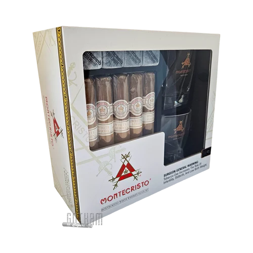 Montecristo White Whiskey Glass Set