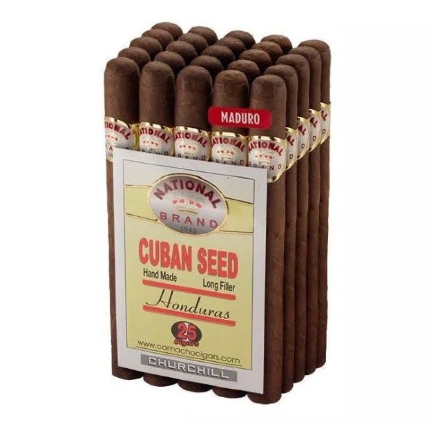 National Brand Maduro Churchill Bundle Cigars