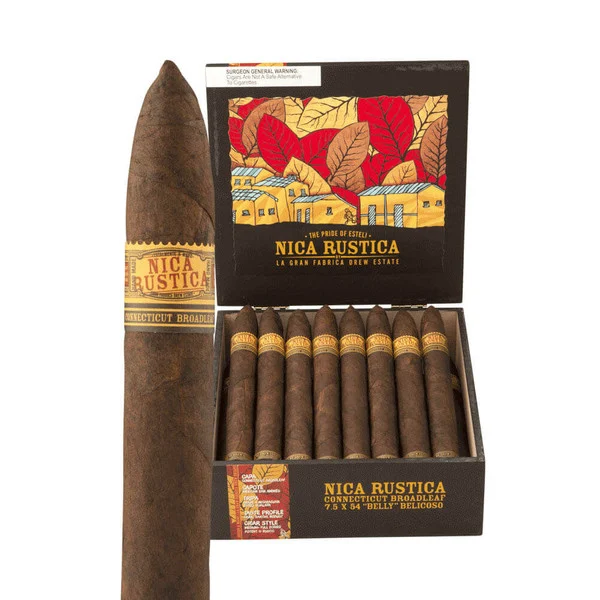 Nica Rustica by Drew Estate Belly (7.5x54 Torpedo / 10 Pack)