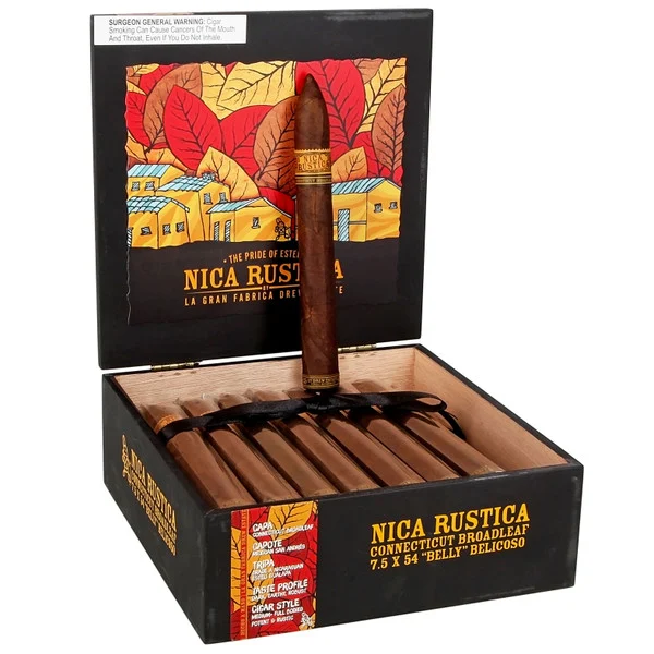Nica Rustica by Drew Estate Belly (7.5x54 Torpedo / Box 25)