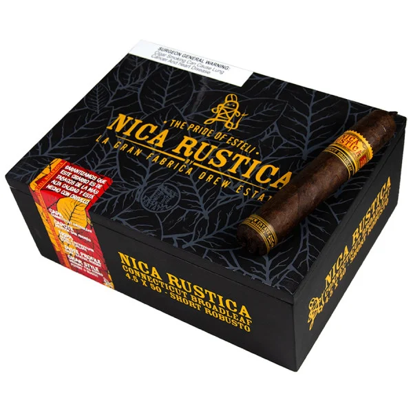 Nica Rustica by Drew Estate Short Robusto (4.5x50 / 10 Pack)
