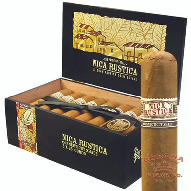 Nica Rustica Connecticut Shade Gordo (5 x 66)