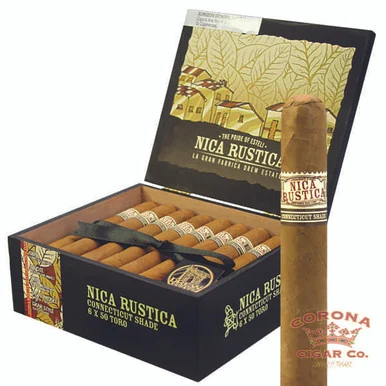 Nica Rustica Connecticut Shade Toro (6 x 50)