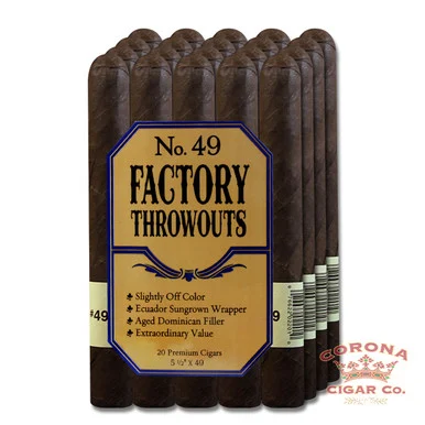 No.49 Factory Throwouts (5 1/2 x 49)
