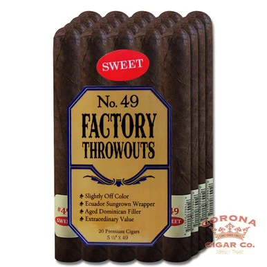 No. 49 Factory Throwouts Sweet (5 1/2 x 49)