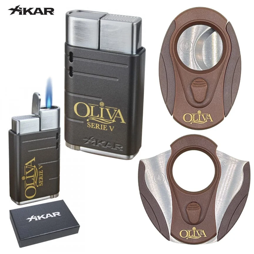 Oliva Serie V Xikar Linea Torch Lighter + Cutter
