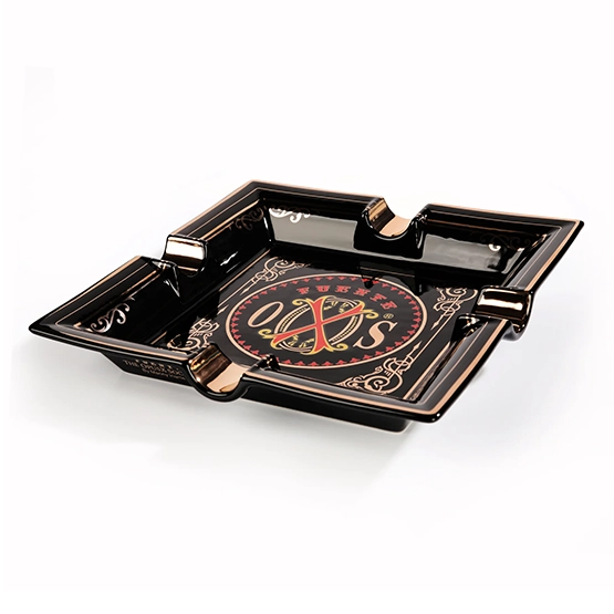 OpusX Society – Black Series Ashtray (4 Cigar Rest)
