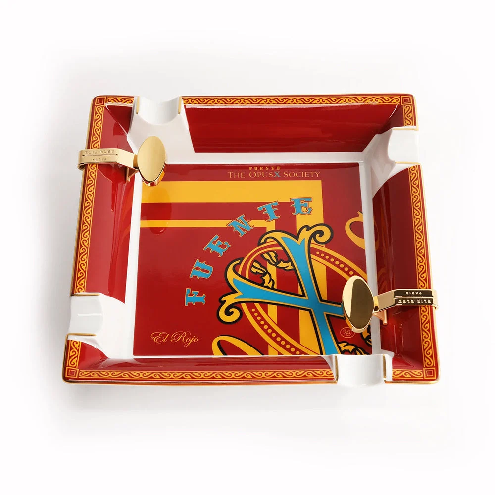 The OpusX Society Elie Bleu Porcelain El Rojo Ashtray