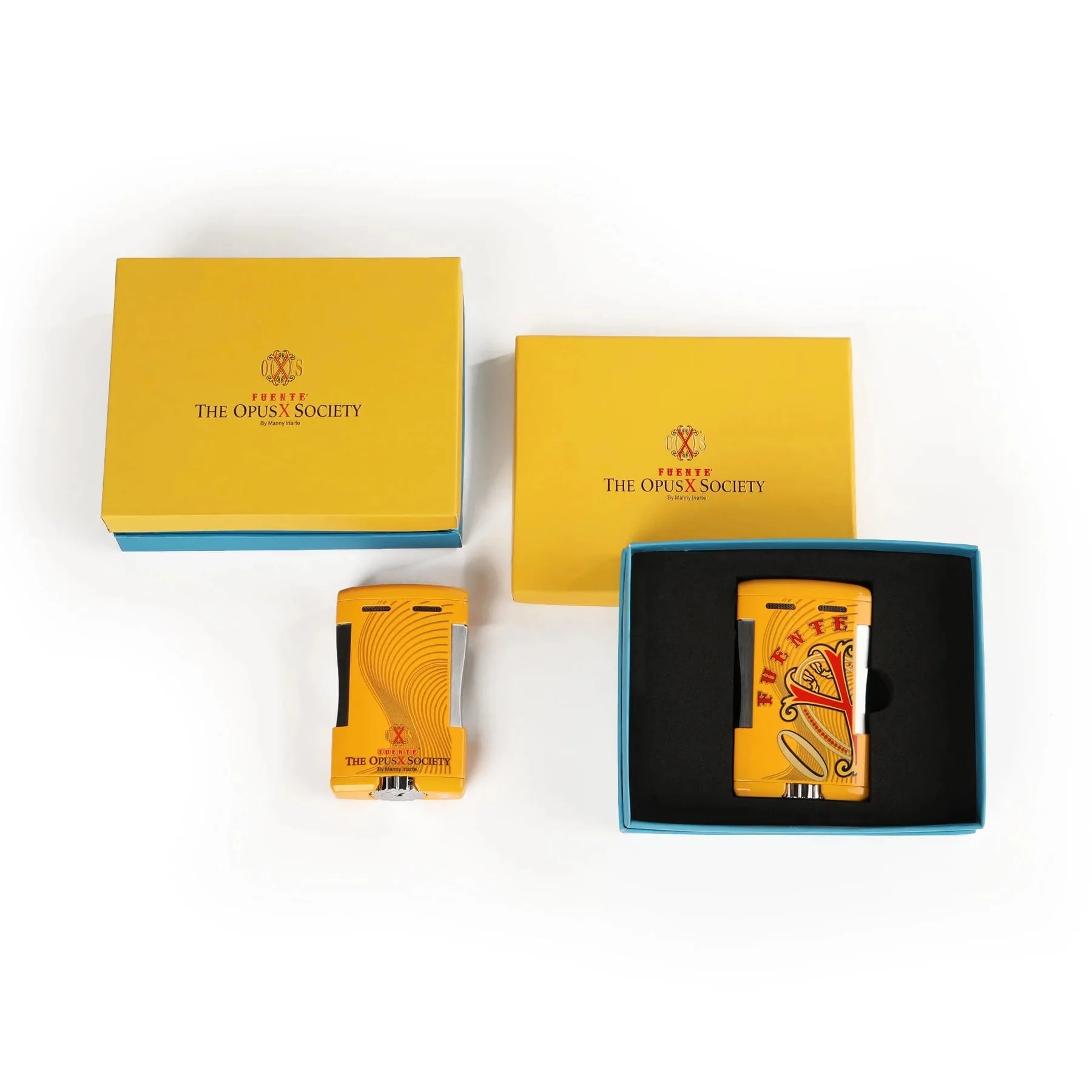 The OpusX Society Yellow Table Top Lighter