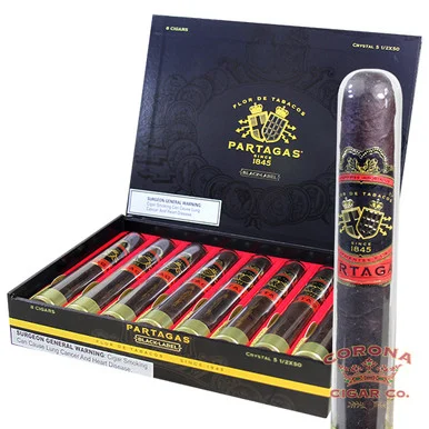 Partagas Black Label Crystal Tubo (5 1/2 x 50)