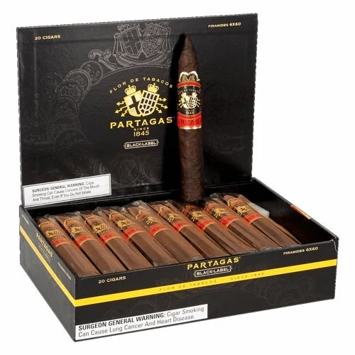 Partagas Black Label Piramide (6.0" x 60)