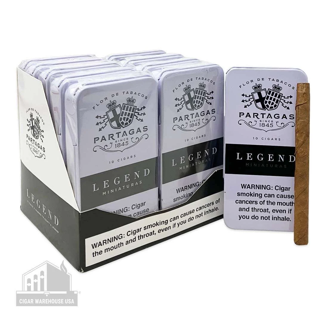 Partagas Legend Mini Cigarillos – Tins