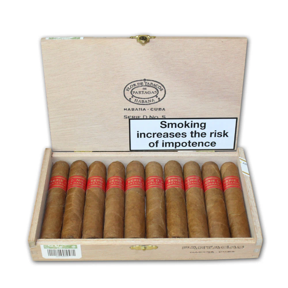 Partagas Serie D No.5 – Box of 10 Cigars
