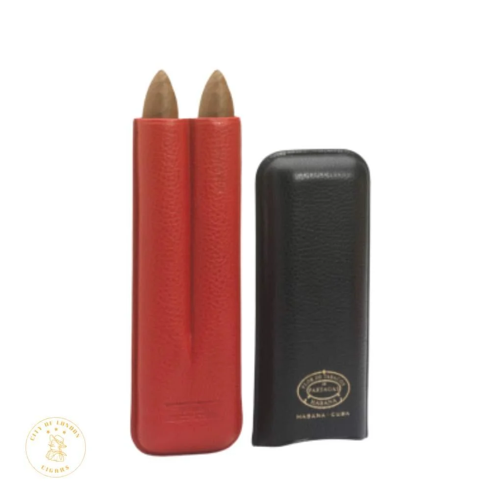 Partagas Serie P No. 2 Leather Cigar Case Gift Set - 2 Cigars
