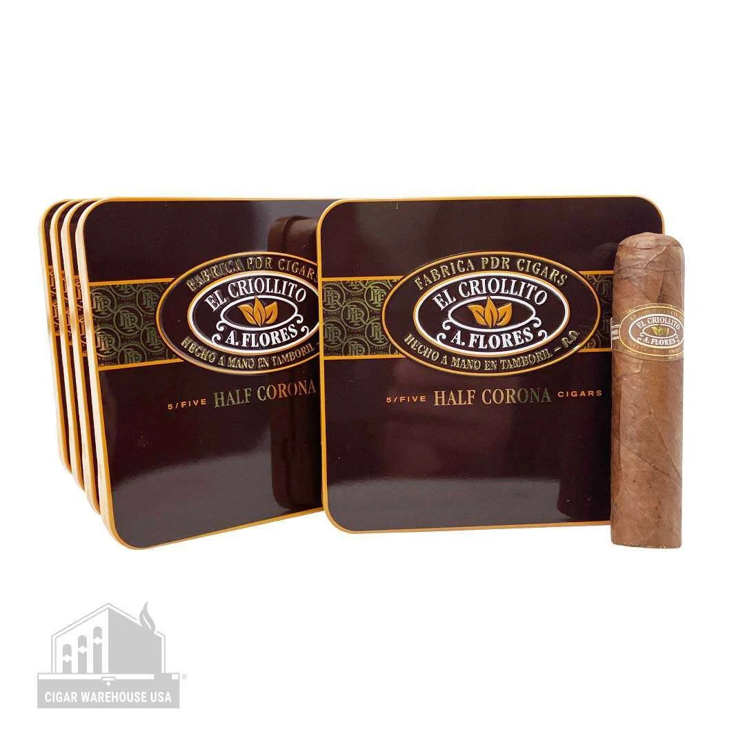 PDR A. Flores 1975 Gran Reserva El Criollito Half Corona – Tins