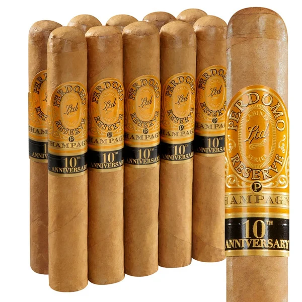 Perdomo 10th Anniversary Champagne Churchill (7x54 / 10 Pack)