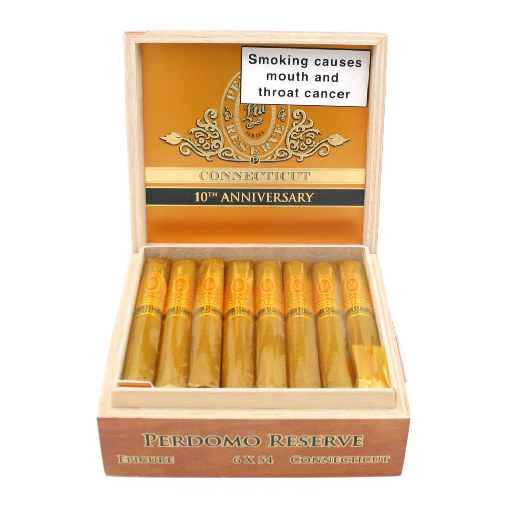 Perdomo 10th Anniversary Connecticut Epicure – Box of 25 Cigars