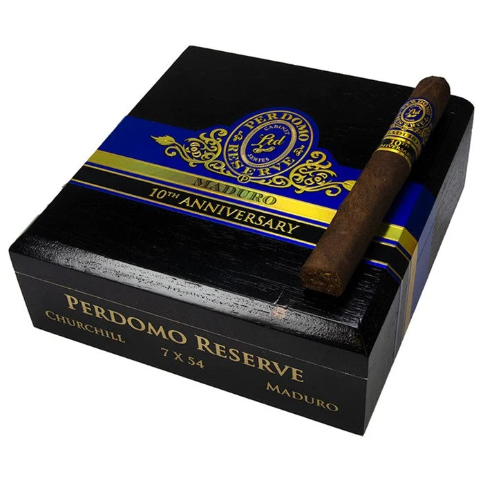 Perdomo 10th Anniversary Maduro Churchill Cigars