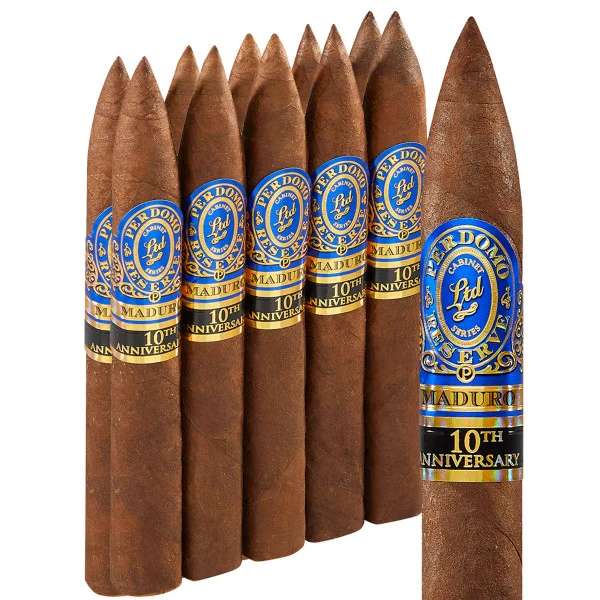 Perdomo 10th Anniversary Maduro Torpedo (7x54 / 10 Pack)