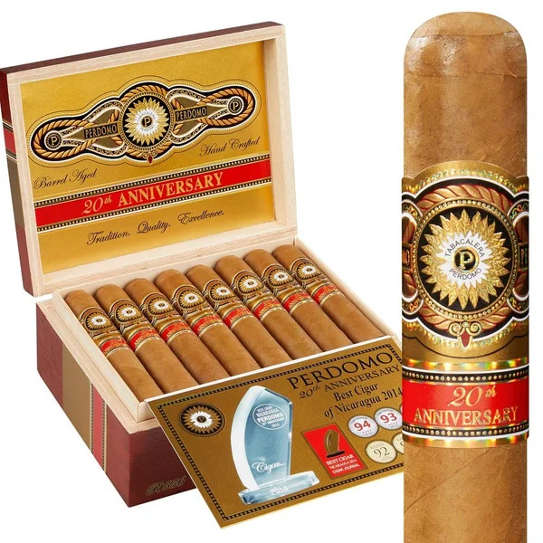 Perdomo 20th Anniversary Connecticut Churchill (7x56 / 4 Pack)