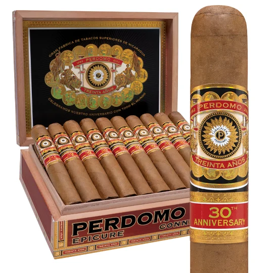 Perdomo 30th Anniversary Box-Pressed Connecticut Epicure (6x54 / Box 30)