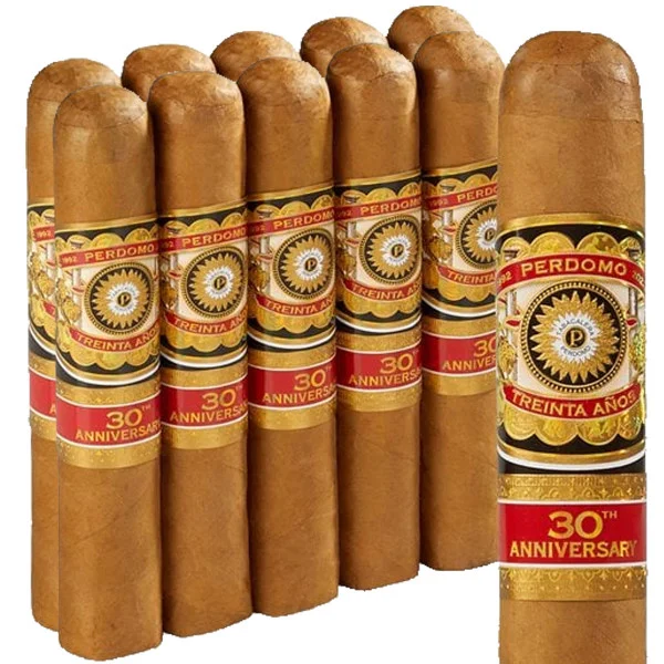 Perdomo 30th Anniversary Box-Pressed Connecticut Gordo (6x60 / 10 Pack)