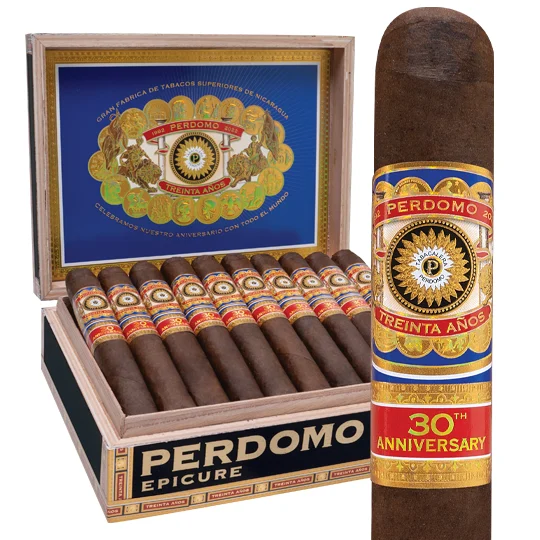 Perdomo 30th Anniversary Box-Pressed Maduro Churchill (7x54 / Box 30)