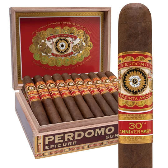 Perdomo 30th Anniversary Box-Pressed Sun Grown Epicure (6x54 / Box 30)