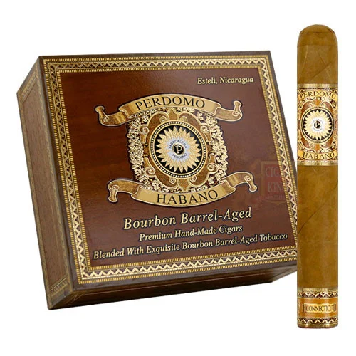 Perdomo Habano Bourbon Barrel Aged Connecticut Epicure (6x54 / Box 24)
