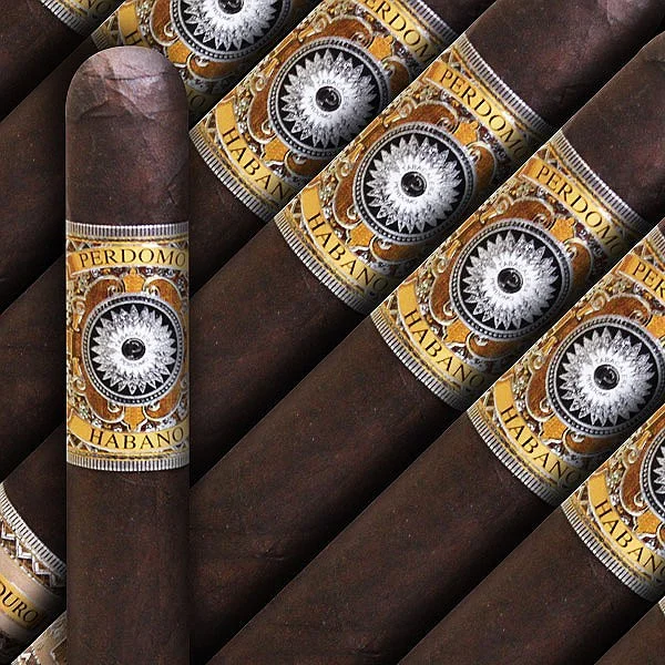 Perdomo Habano Bourbon Barrel Aged Maduro Churchill (7x54 / 5 Pack)
