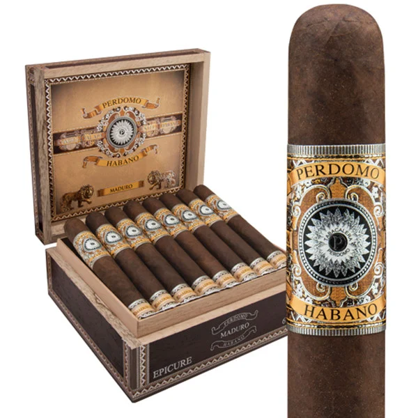 Perdomo Habano Bourbon Barrel Aged Maduro Robusto (5x54 / 10 Pack)
