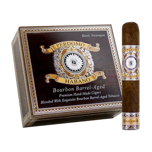 Perdomo Habano Bourbon Barrel Aged Maduro Robusto (5x54 / Box 24)
