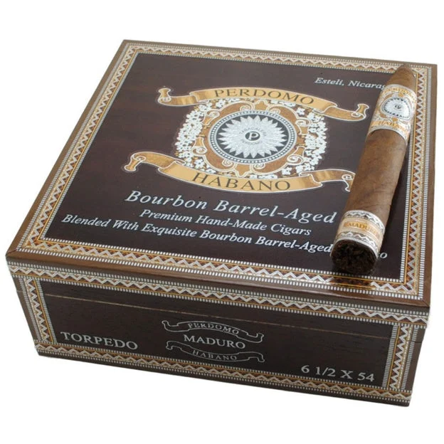 Perdomo Habano Bourbon Barrel-Aged Maduro Torpedo Cigars