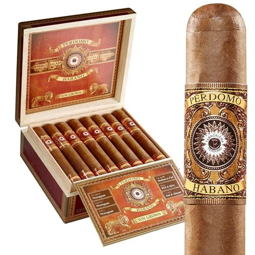 Perdomo Habano Bourbon Barrel-Aged Sun Grown Epicure (6x54 / 10 Pack)