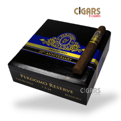 Perdomo Reserve 10th Anniversary Box Pressed Maduro Churchill