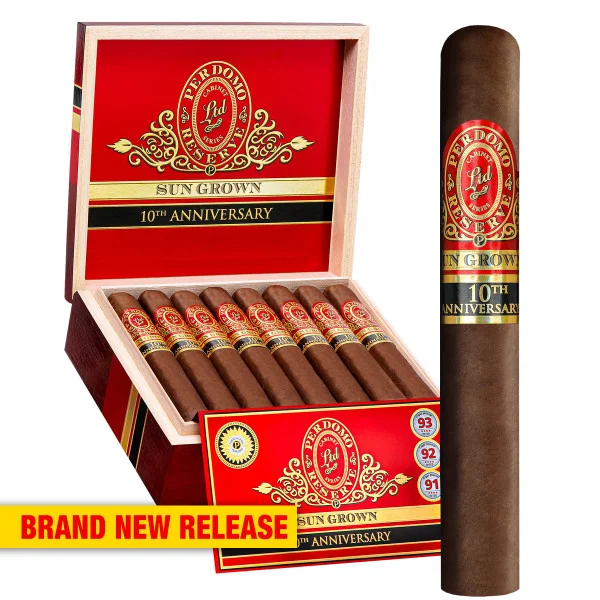 Perdomo Reserve 10th Anniversary BP Sun Grown Robusto (5x54 / Box 25) + FREE SHIPPING ON YOUR ENTIRE ORDER!
