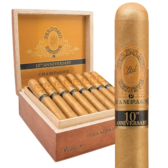 Perdomo Reserve 10th Anniversary Champagne Epicure (6x54 / Box 25)