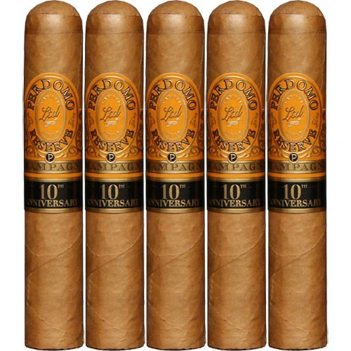 Perdomo Reserve 10th Anniversary Champagne Robusto (5x54 / 5 Pack)
