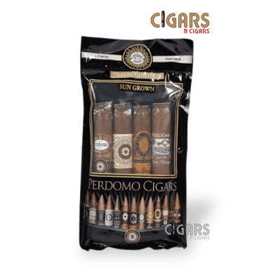 Perdomo Travel Humidor Bag 4 Pack Sun-Grown Sampler