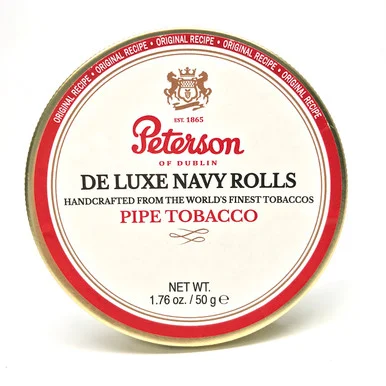 Peterson Deluxe Navy Rolls 50g Tin