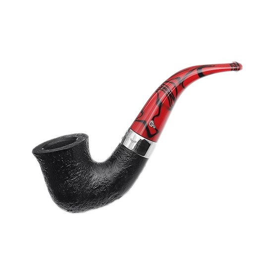 Peterson Dracula (05) Fishtail 9mm Pipe – Sandblasted