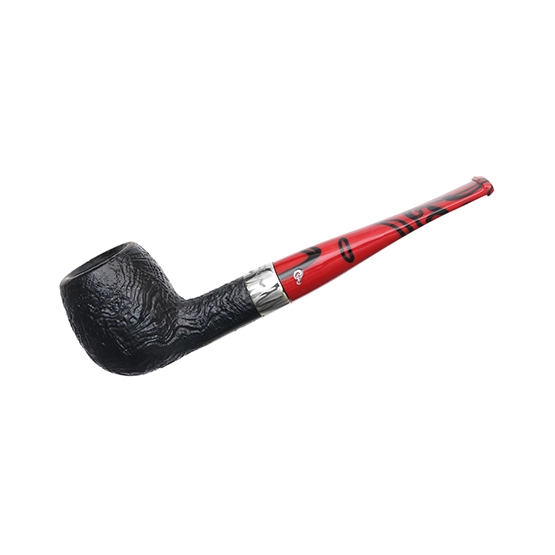 Peterson Dracula (87) Fishtail 9mm Pipe – Sandblasted