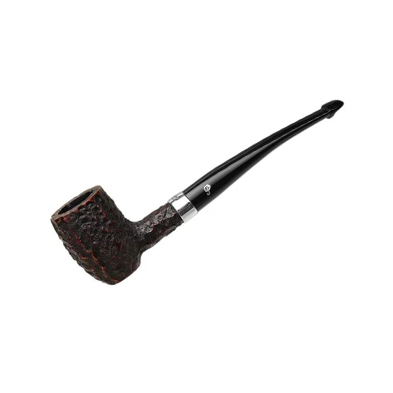 Peterson Speciality Barrel Rusticated Nickel Mounted Pipe