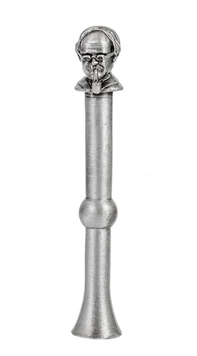Peterson Thinking Man Pewter Tamper