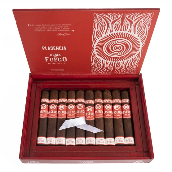 Plasencia Alma Del Fuego Candente - Box of 10 Cigars