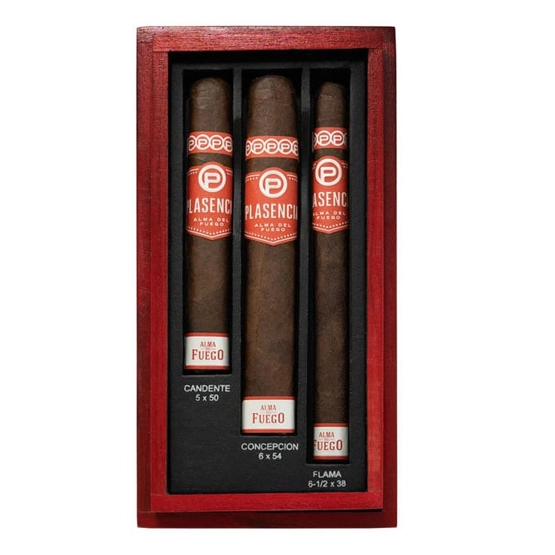 Plasencia Alma Del Fuego Sampler Box – 3 Cigars