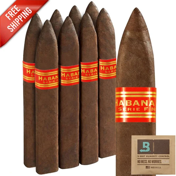 Premium 8-Racks: AJ Fernandez Habana Leon Serie F. 2000 Torpedo BP (5.5x52 / 8 Pack)
