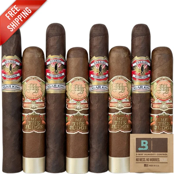 Premium 8-Racks: My Father The Judge Grand Robusto vs AJ Fernandez Spanish Heirloom Toro (Assorted Sizes / 8 Pack)
