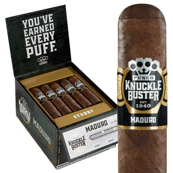 Punch Knuckle Buster Maduro Stubby (4.5x60 / Box 20)
