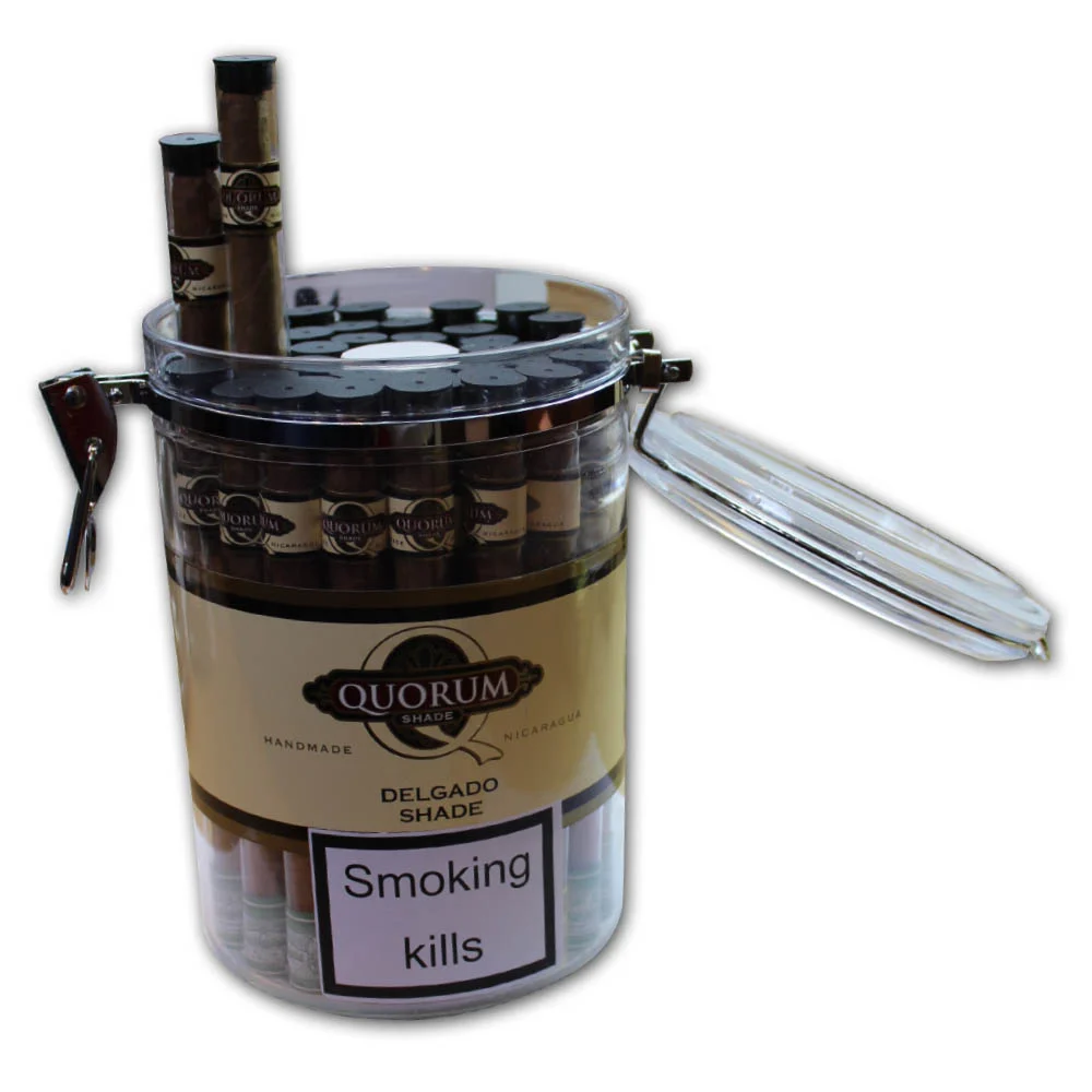 Quorum Delgado – Jar of 40 Tubed Cigars